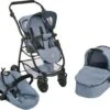 CHIC 2000 Kombi-Puppenwagen 3 In 1 Emotion All In, Jeans Blue