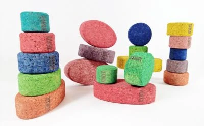 KORXX Korkbausteine Kuller Mix Color Edu, 40 Stk. – Bild 2