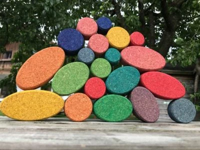 KORXX Korkbausteine Kuller Mix Color Edu, 40 Stk. – Bild 4