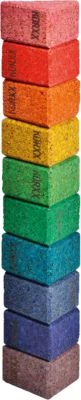 KORXX Korkbausteine Triangle Color, 10 Stk.